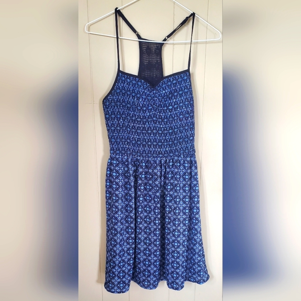 xhilaration M blue dress